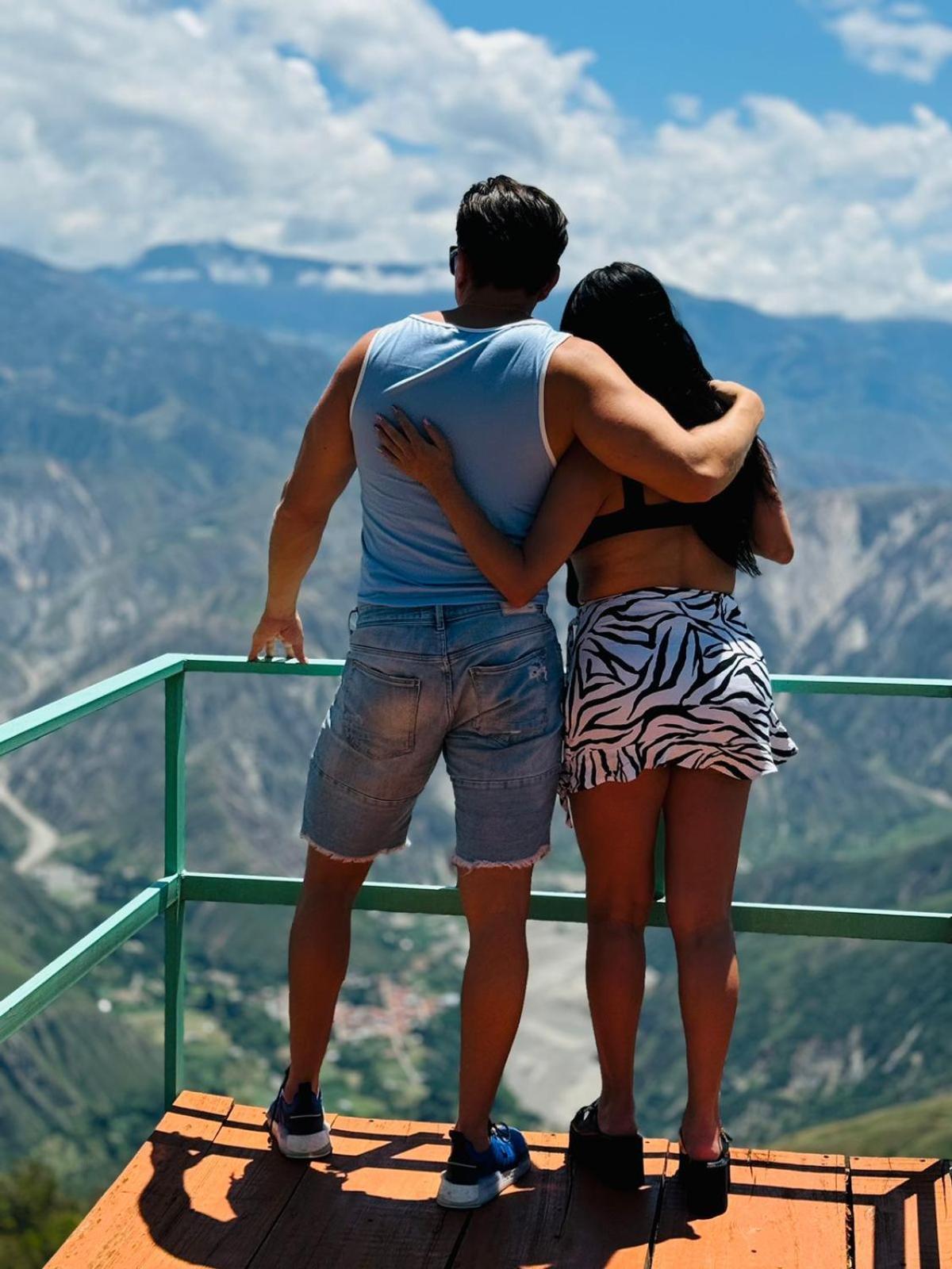 Hotel Campestre Abrazo Del Angel Aratoca Bagian luar foto